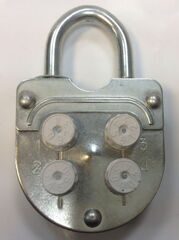 Навесной кодовый замок ВС-6